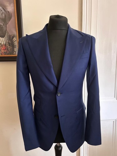 Tuta uomo lusso lana - blu, stile